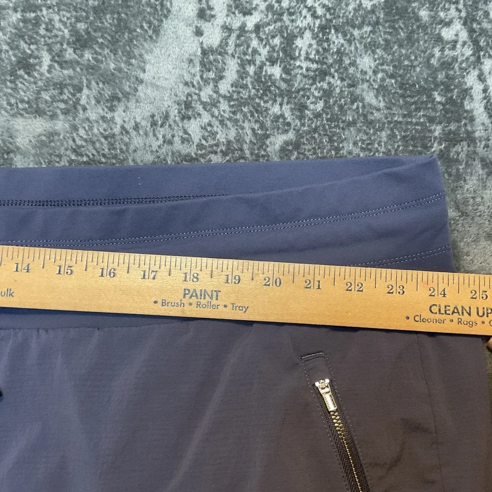 Athleta Trekkie North Jogger Pants Womens 26 Blue Zip Pockets Drawstring Hiking - Picture 5 of 9